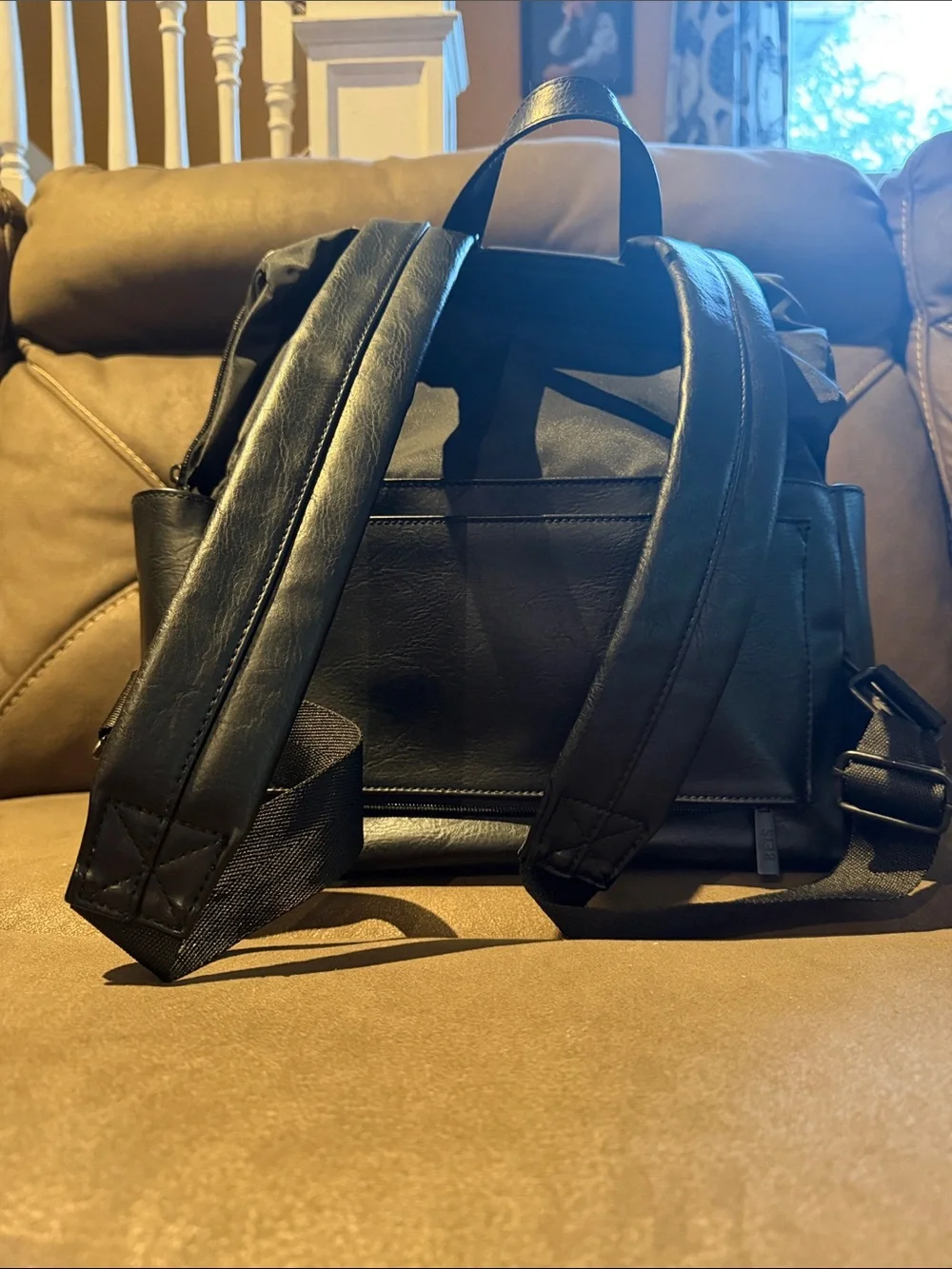 Beis backpack diaper bag!Barely ever used! With nwot on the go diaper wristlet
